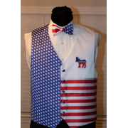 Democratic Vest and Bow Tie Set